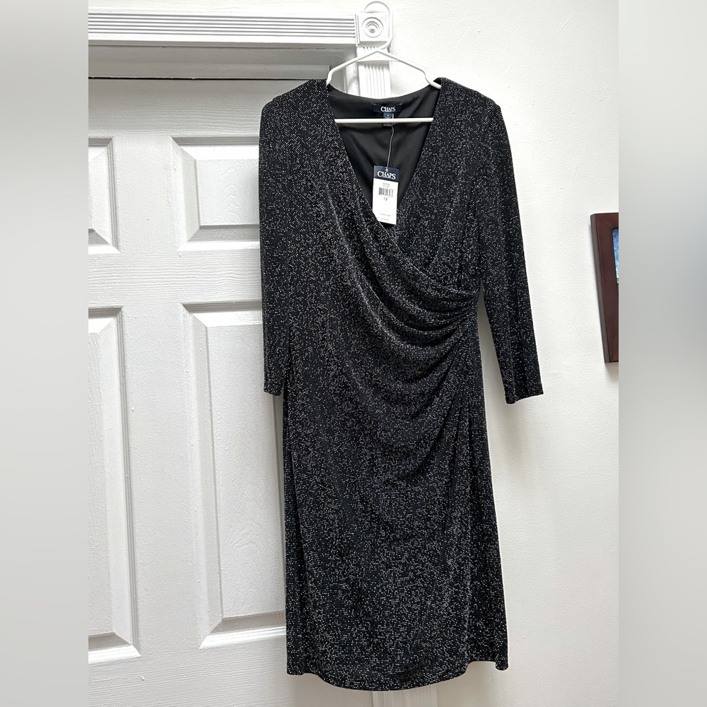 Chaps Black/Silver dress